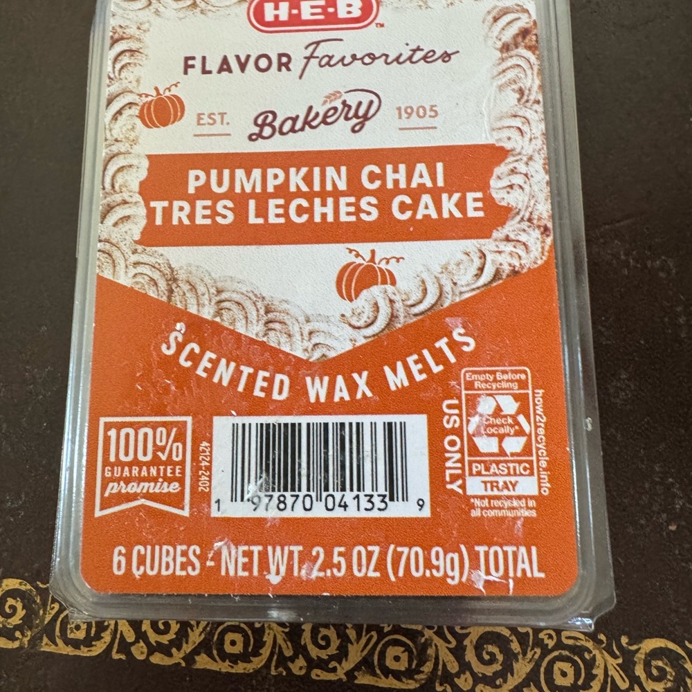 Pumpkin Chai Tres Leches Cake Scented Wax Melts